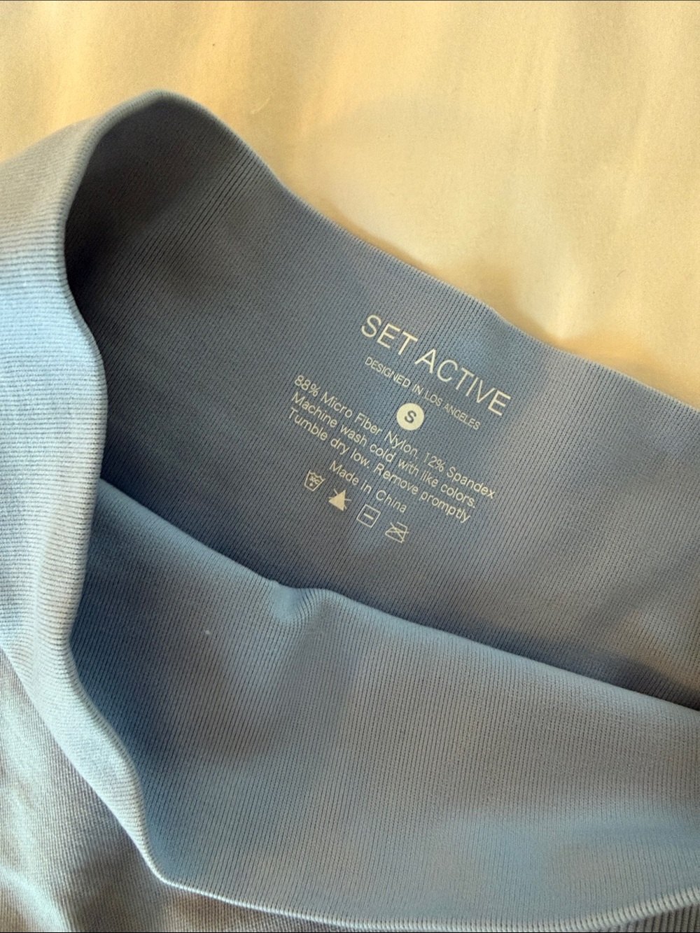 SET Active Seamless Bike Shorts - Periwinkle Blue - Picture 2 of 4